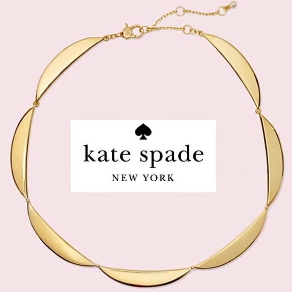 kate spade Jewelry - NWT Kate Spade Sliced Scallop Collar Necklace